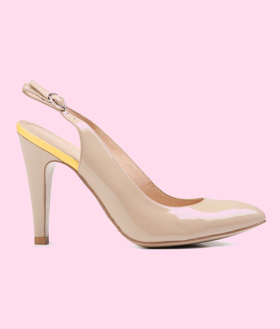 Cream Color High Heel Semi formal